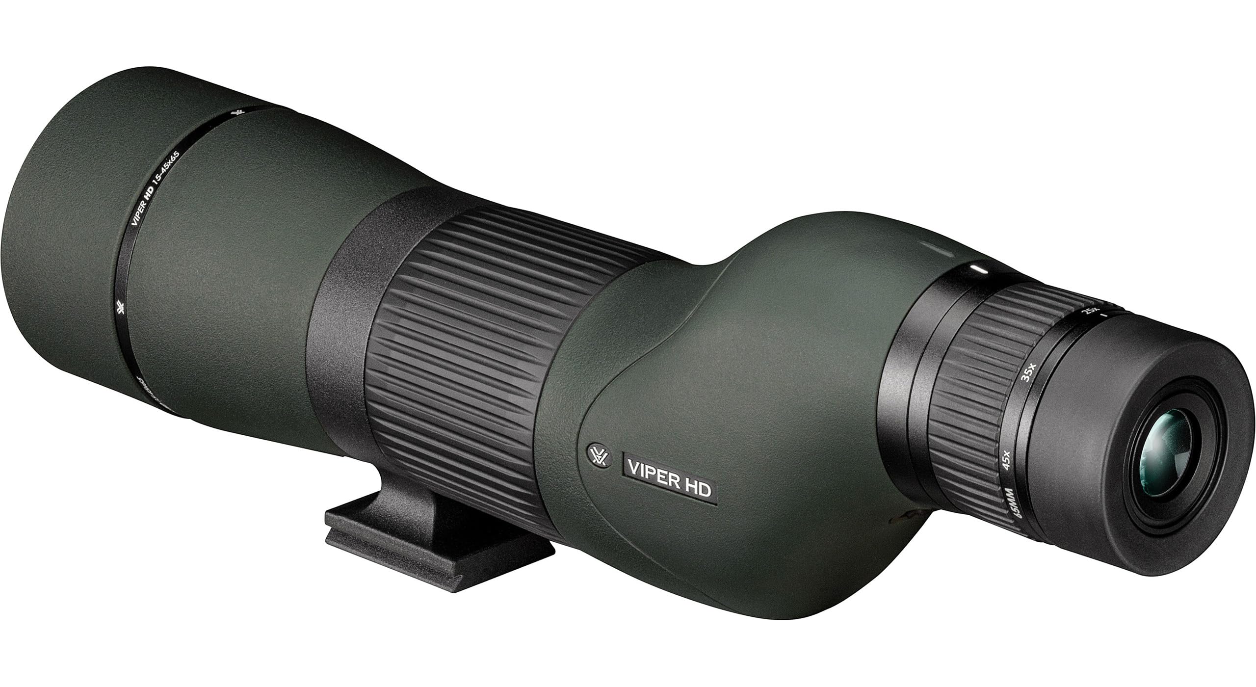 Vortex Viper HD scope locking collar enables flexible viewing angles without losing alignment.