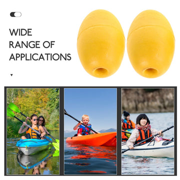 VOSAREA floats shown for multiple watercraft uses across boats and canoes