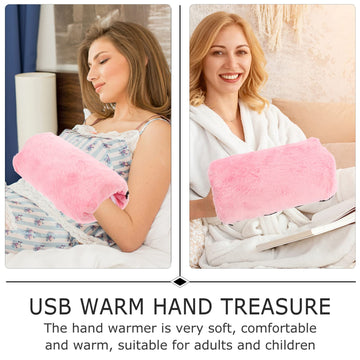 Vosarea pink hand warmers on desk for long study sessions.