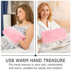 Vosarea pink hand warmers on desk for long study sessions.