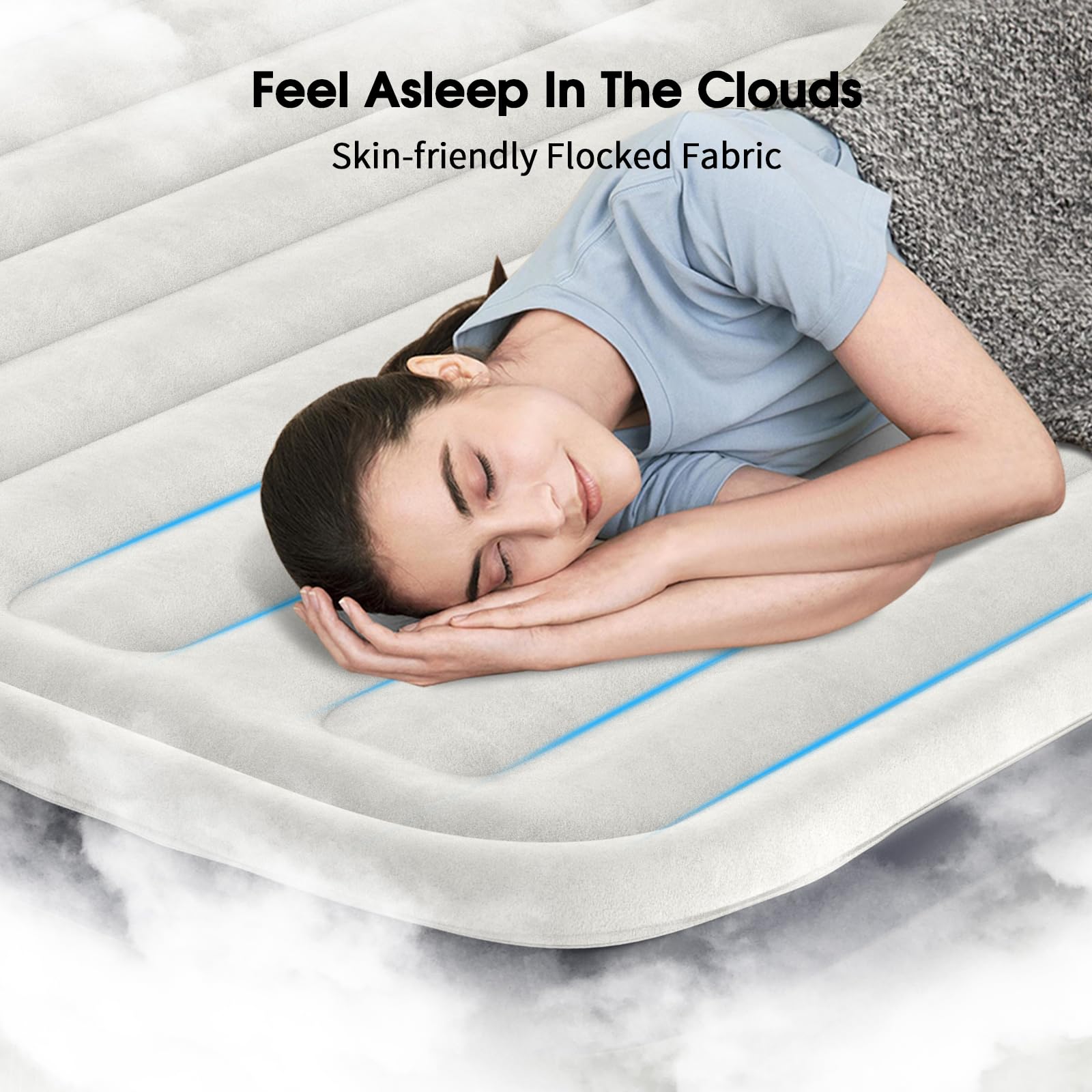 Vosser anti-slip bottom keeps the bed stable on hard floors.