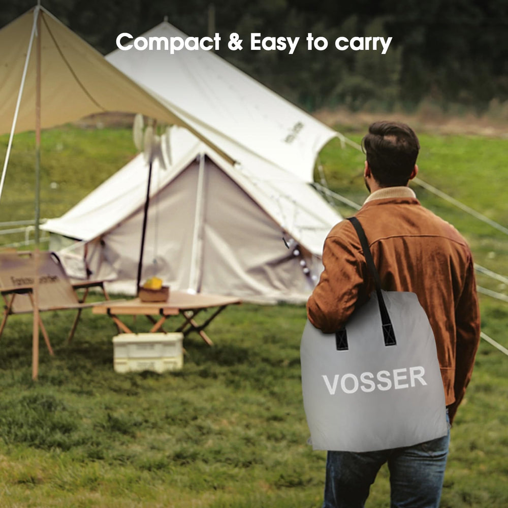 Vosser 75x54x18 inch mattress supports up to 600 lb.
