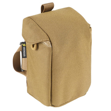 The VOTAGOO GEAR Rangefinder Pouch side-attachment enables quick access on binocular packs.
