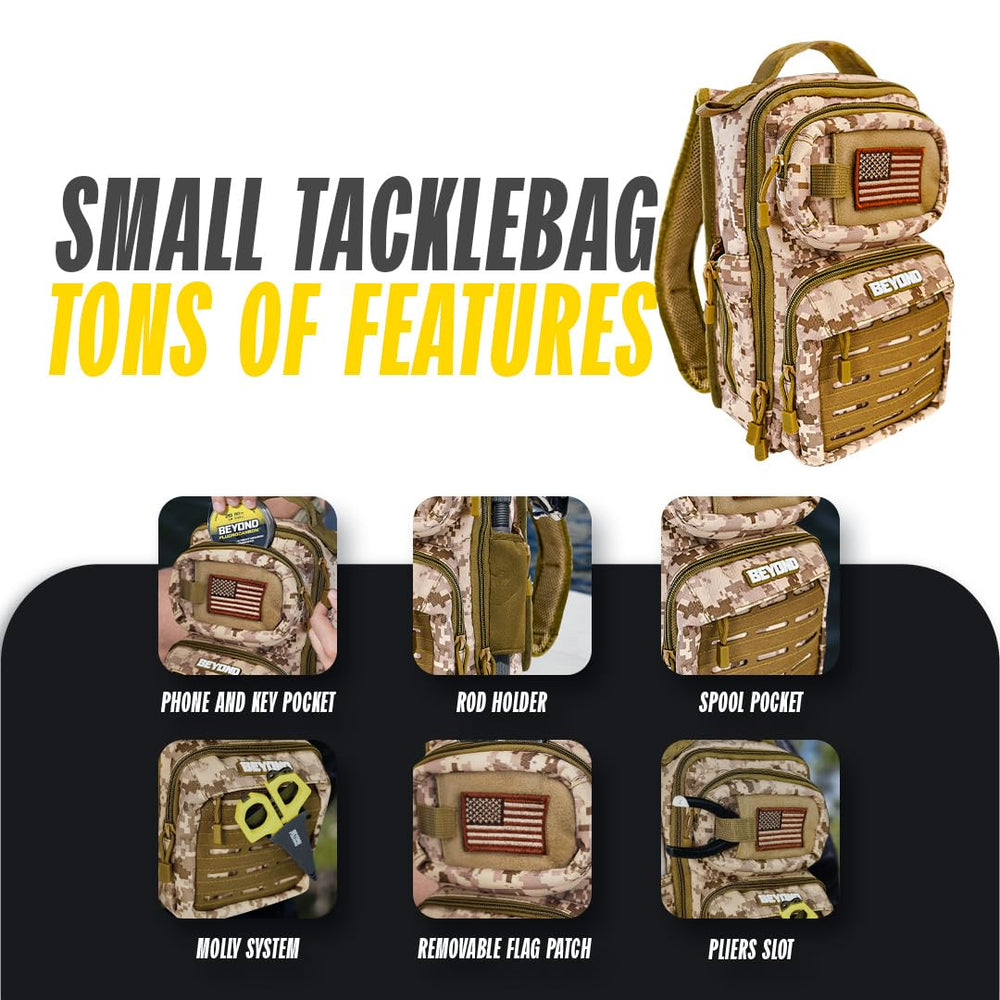 Voyager Sand Storm tackle box compatibility illustration