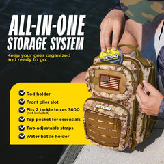 Voyager Sand Storm interior with 2x3600 tackle boxes