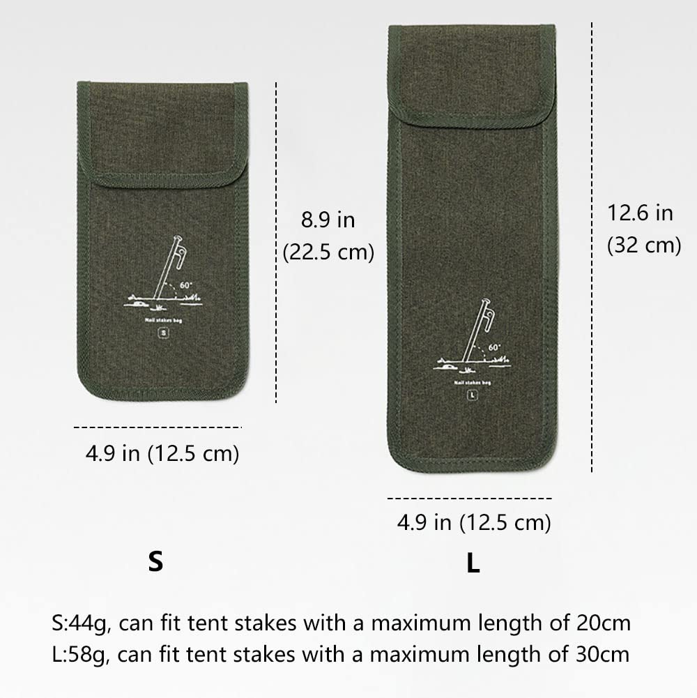 VPTMRP tent stake bag versatile storage for tools