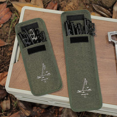 VPTMRP tent stakes bags opened to reveal interior capacity for multiple pegs