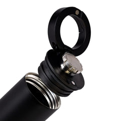 VSSL flask body highlighting rugged aluminum durability for long-lasting use.