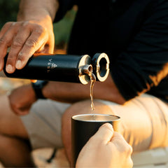 VSSL insulated Flask speaker endcap enabling weatherproof outdoor audio.