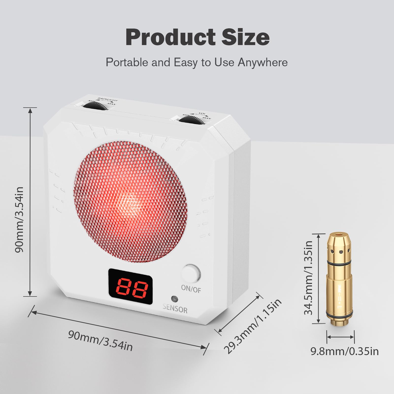 VSTRANICS included 9mm training cartridges for an all-in-one kit.