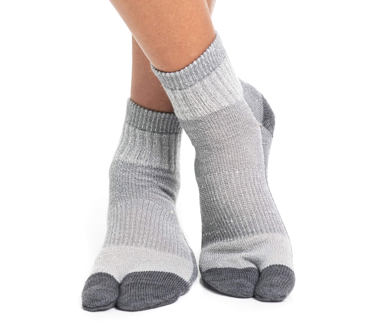 V-Toe Socks big toe flip-flop wool close-up for all-day comfort.