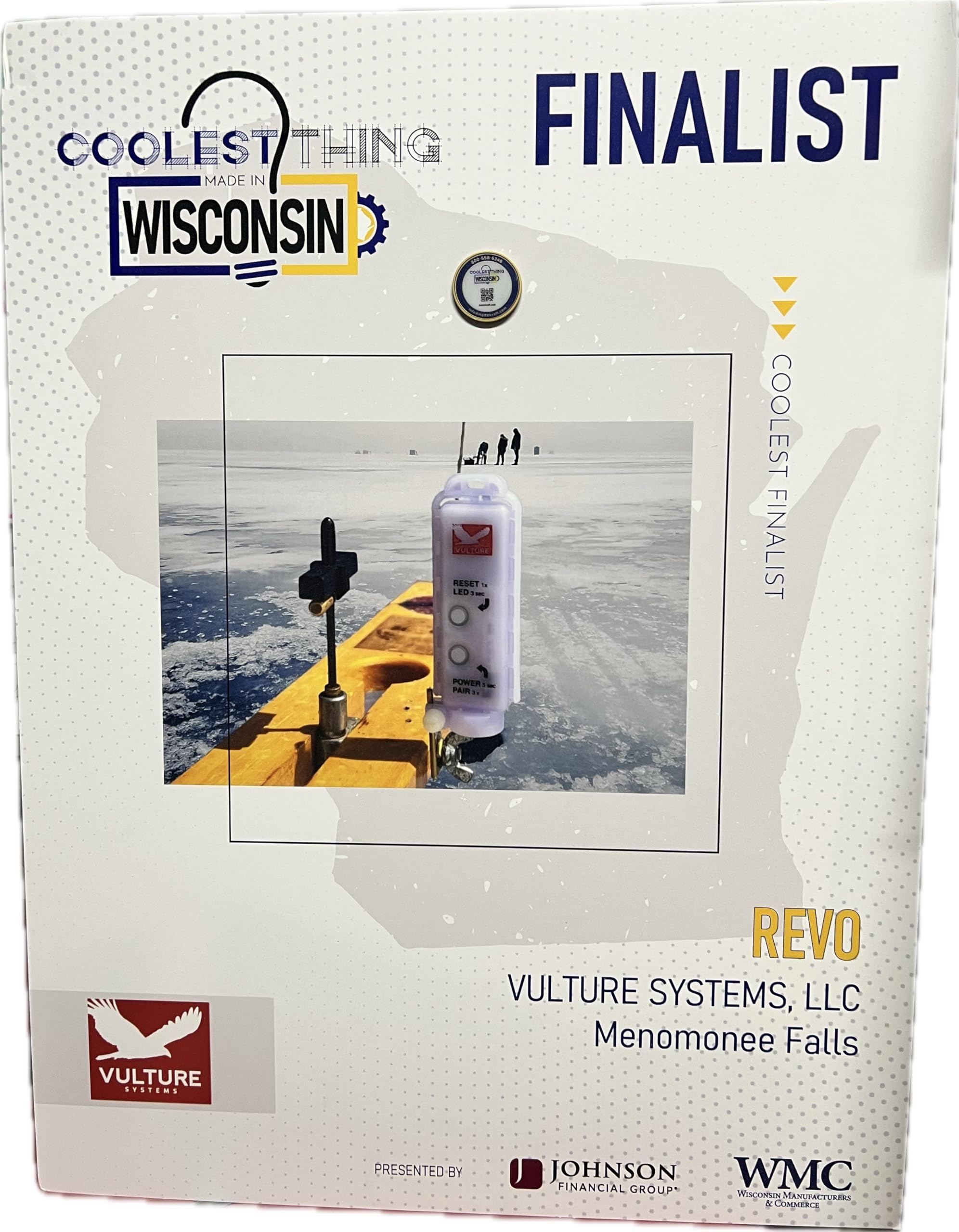 Vulture Revo compact design enables easy transport on cold days.