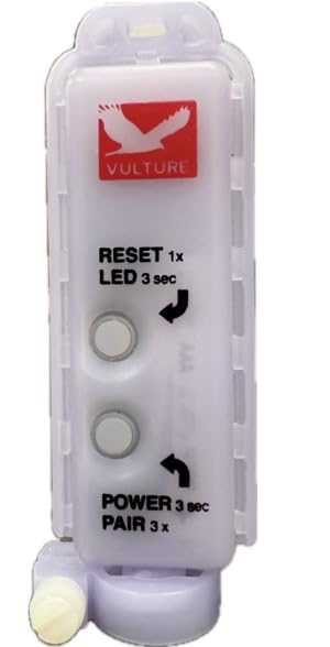 Vulture Revo ice sensor front view highlights compact design for easy setup.