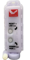 Vulture Revo ice sensor front view highlights compact design for easy setup.