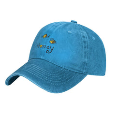 VunKo Bee Love cap back with vintage metal buckle for adjustable fit