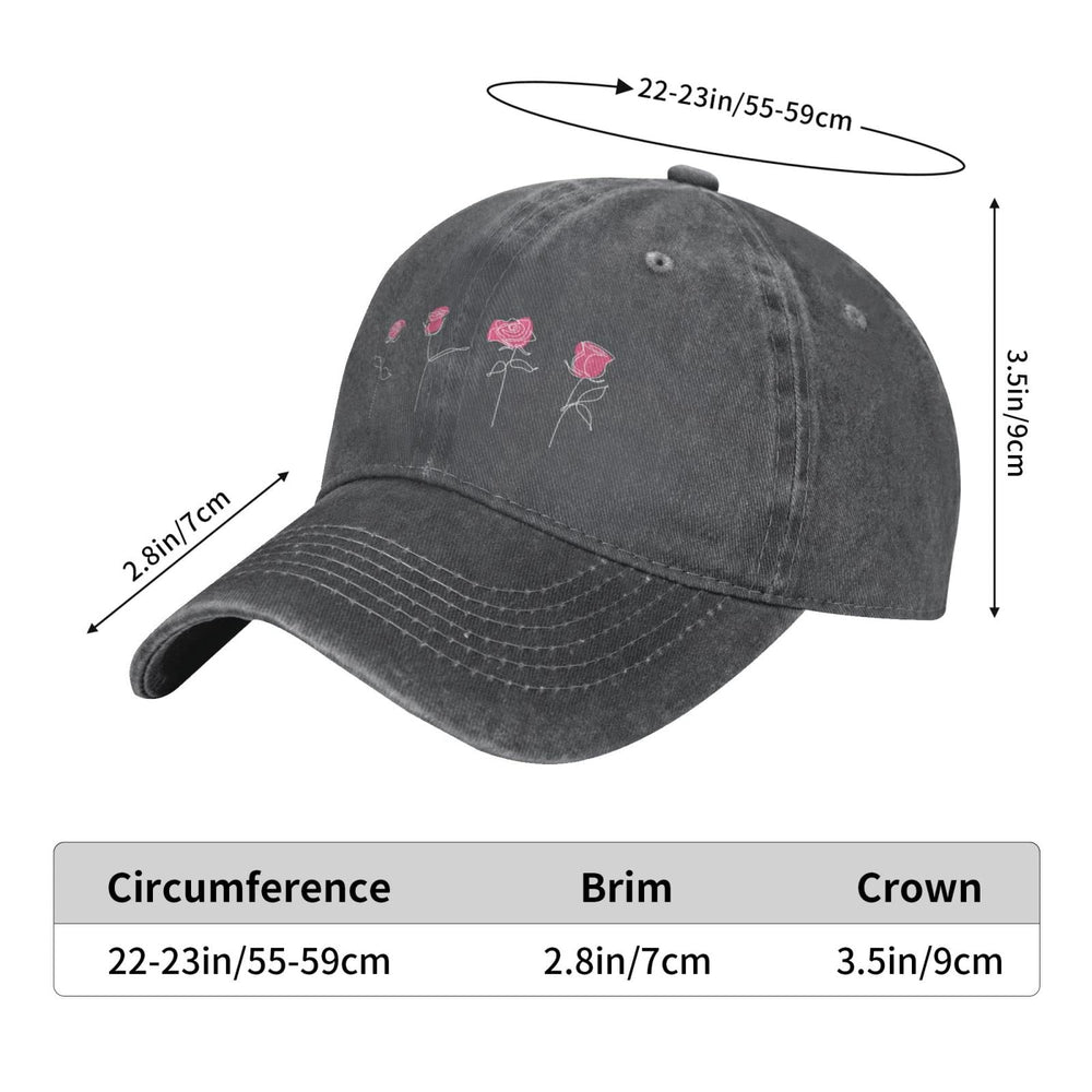 VunKo curved brim cap detail showing sturdy construction