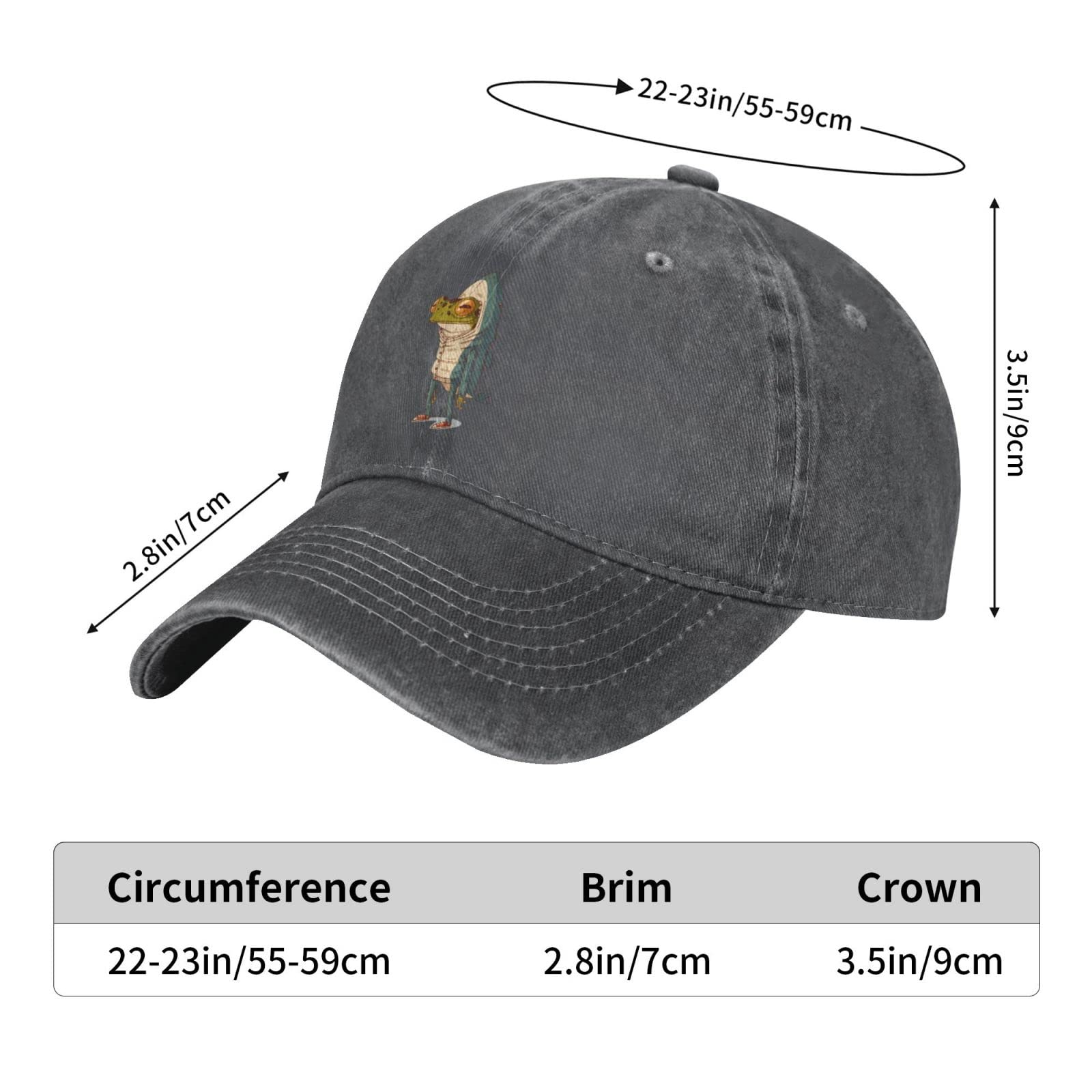 VunKo Frog Shark cap inner sweatband adds moisture-wicking comfort