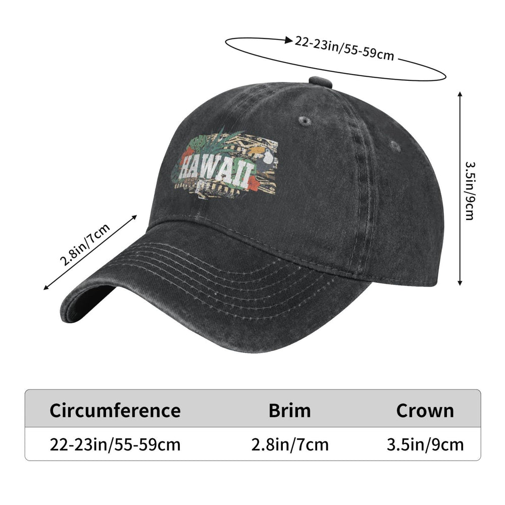 VunKo Funny Hawaii cap worn outdoors for casual versatility