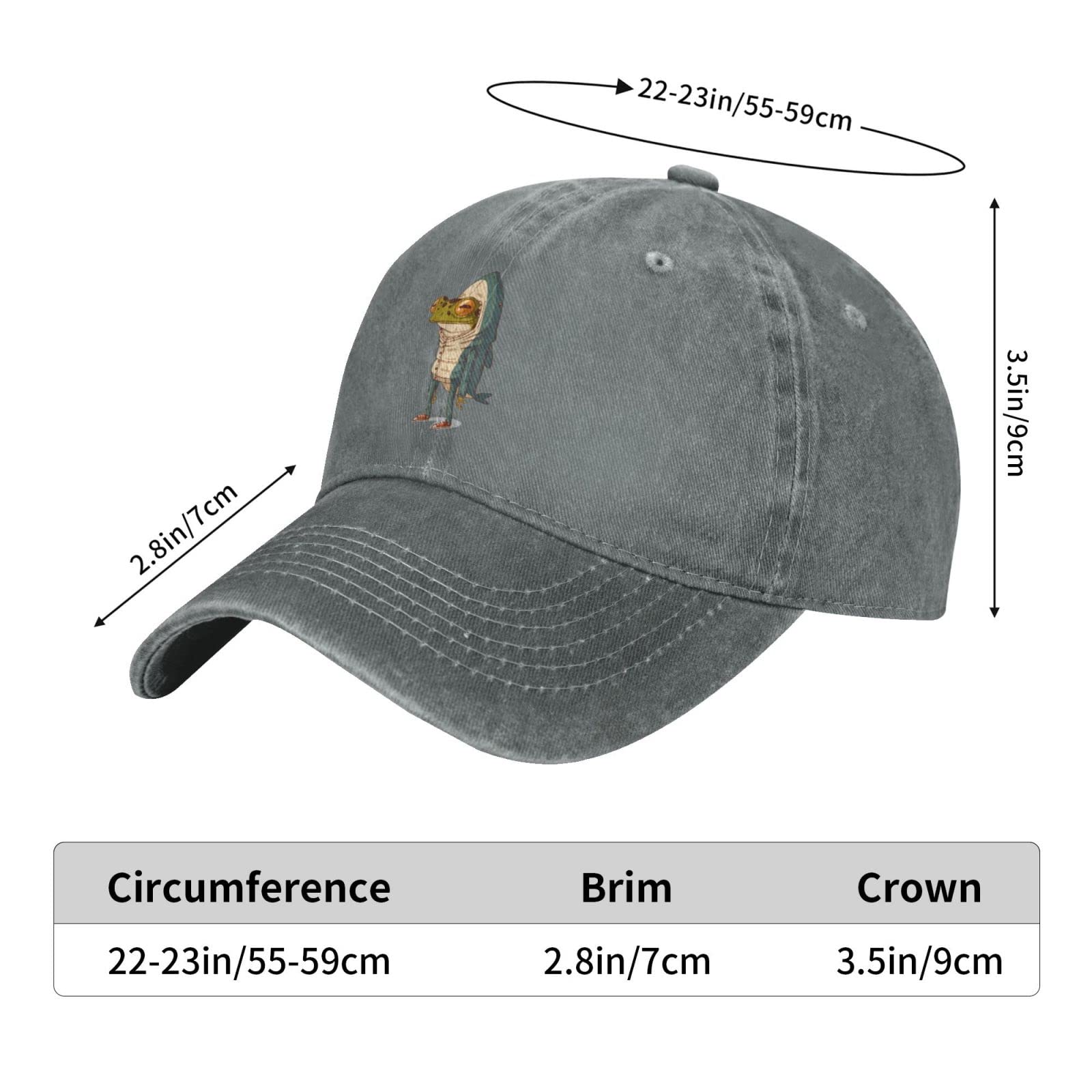VunKo vintage distressed denim texture on casual hat styling