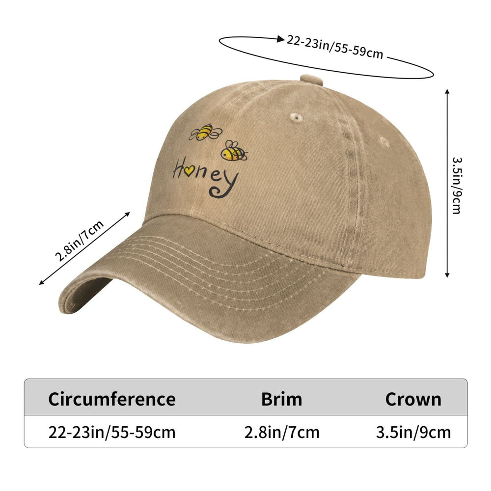 VunKo Bee Love Honey cap adjustable buckle, secure retro fit