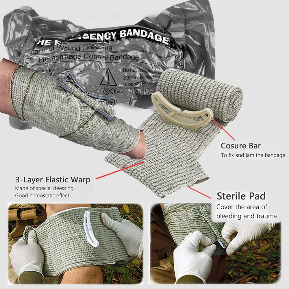 Compact first aid kit ideal for camping and travel