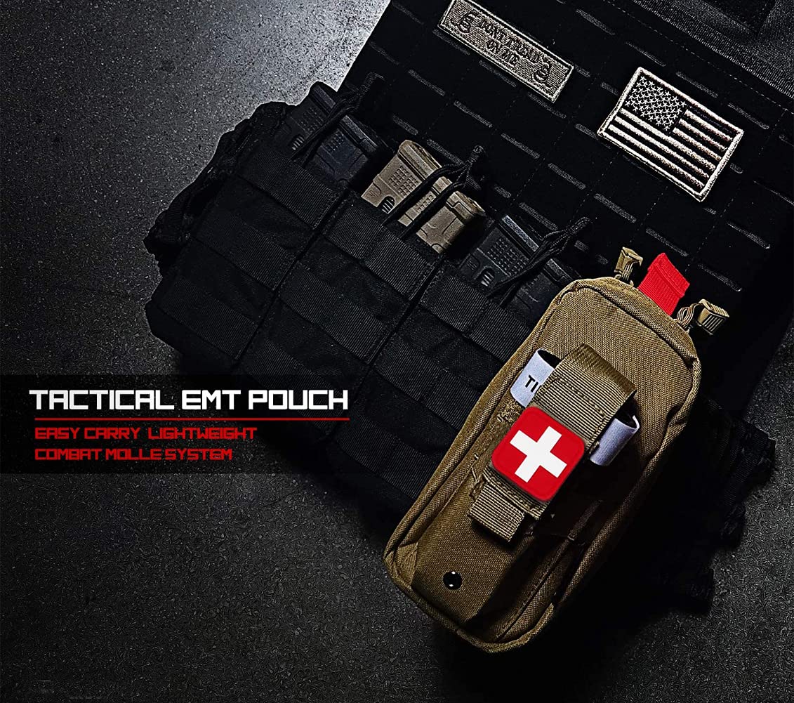 VVIITOP EMT med kit for camping and hiking ready for on-the-go use.