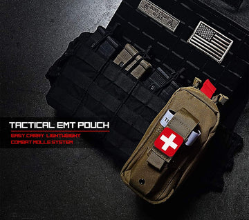 VVIITOP EMT med kit for camping and hiking ready for on-the-go use.