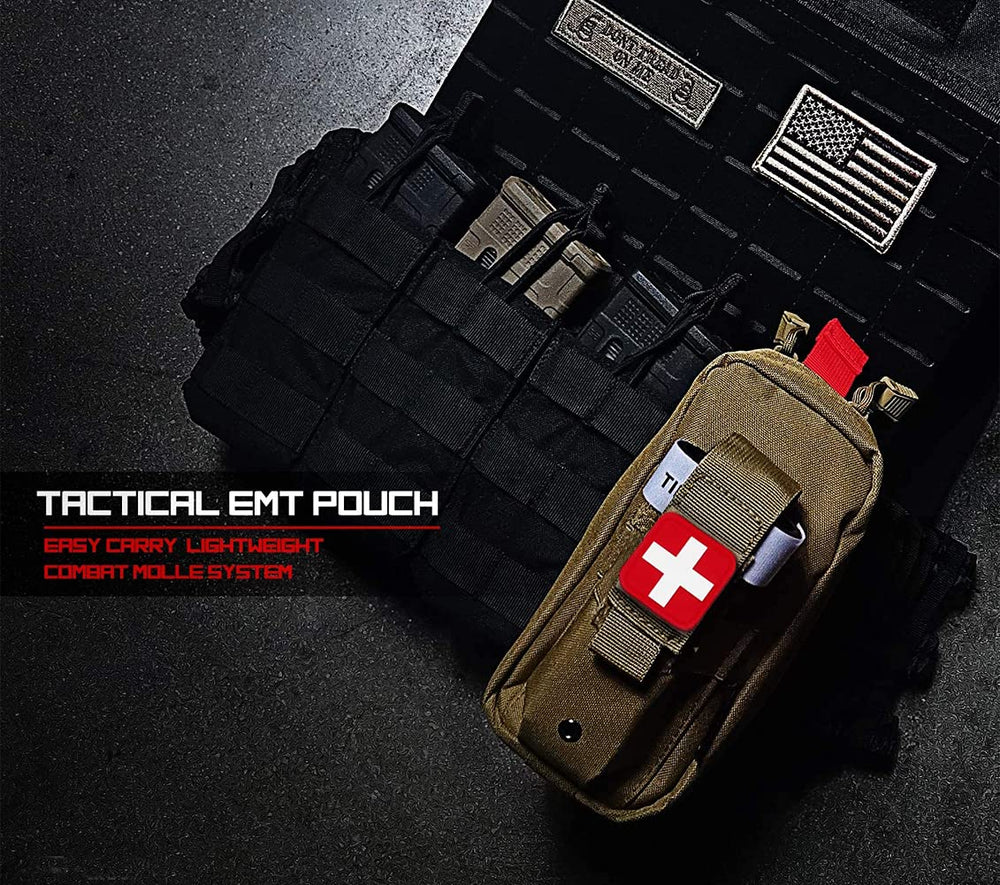 VVIITOP EMT med kit for camping and hiking ready for on-the-go use.