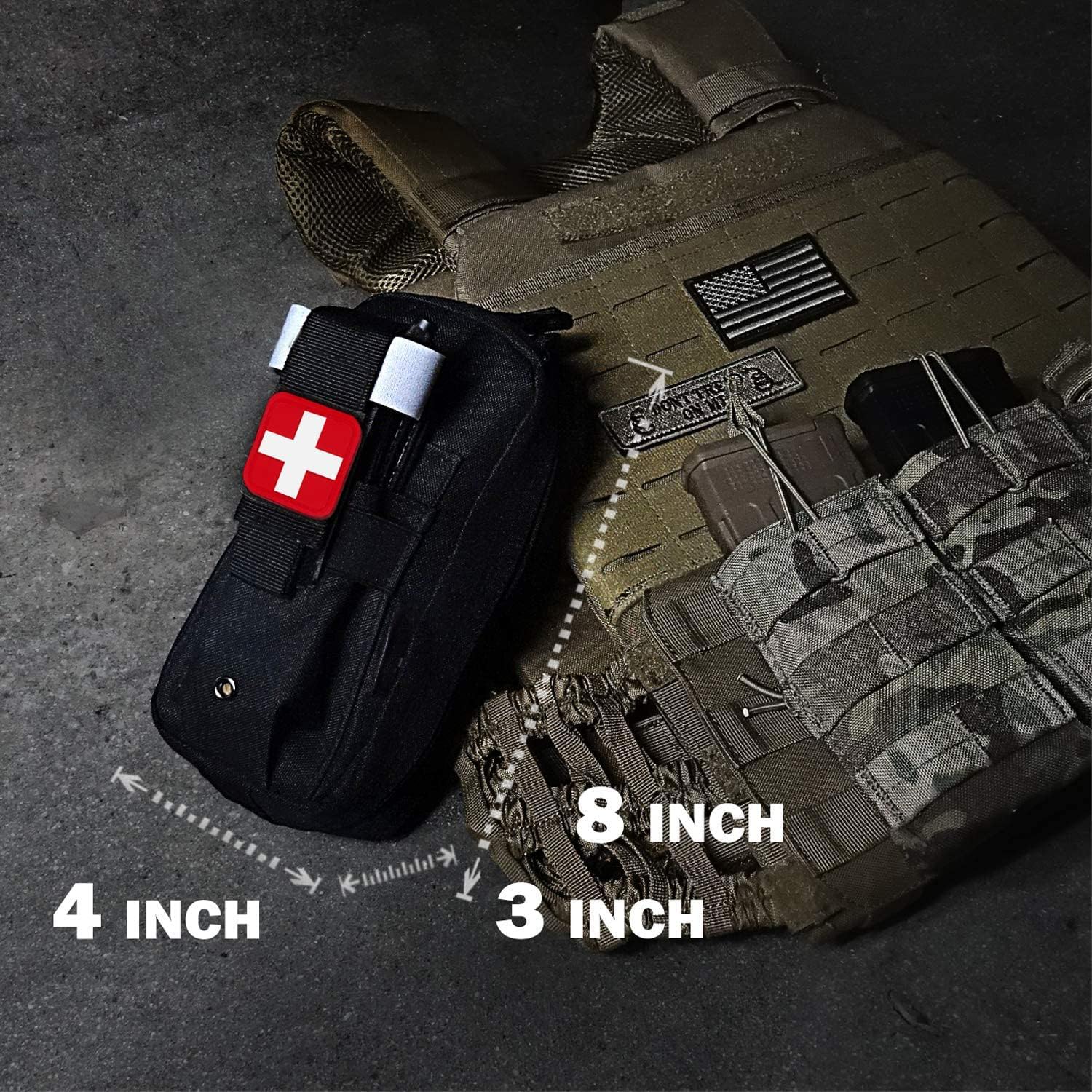 VVIITOP tactical bandage and dressing ready for quick application