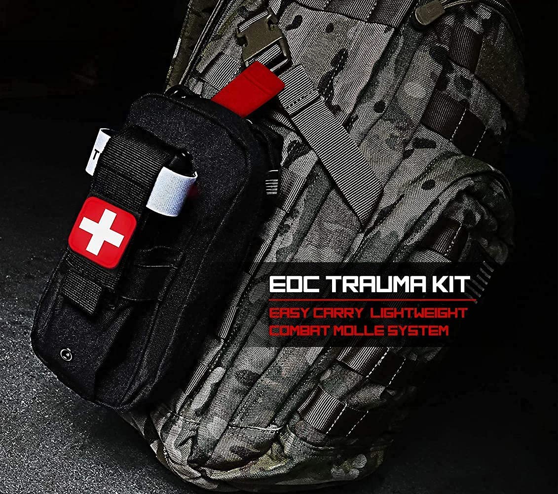 Vviitop Tourniquet Holder compact size fits discreetly in vehicle storage.