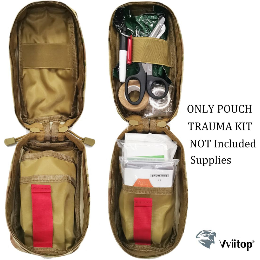 Vviitop Tourniquet Holder glovebox-sized triage kit with expandable space.