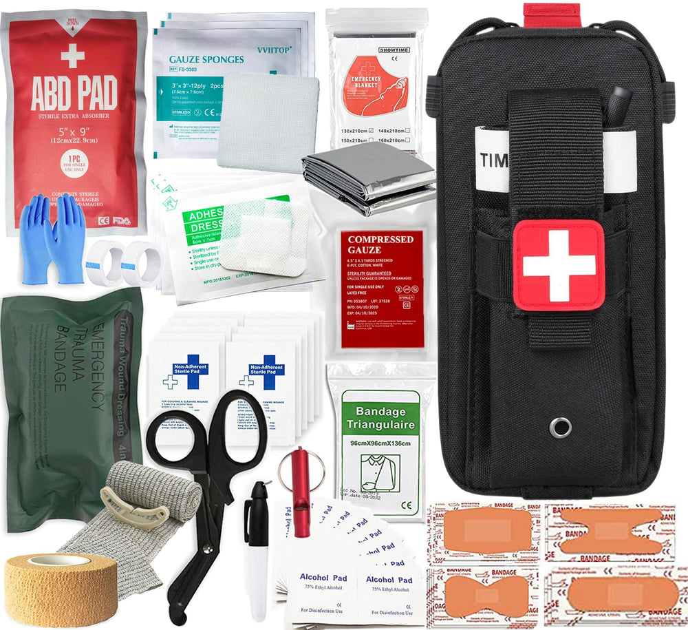 VVIITOP trauma kit compact pouch for easy outdoor access