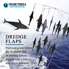 VIKETECH OFFSHORE lifelike silicone lures attract marlin and tuna