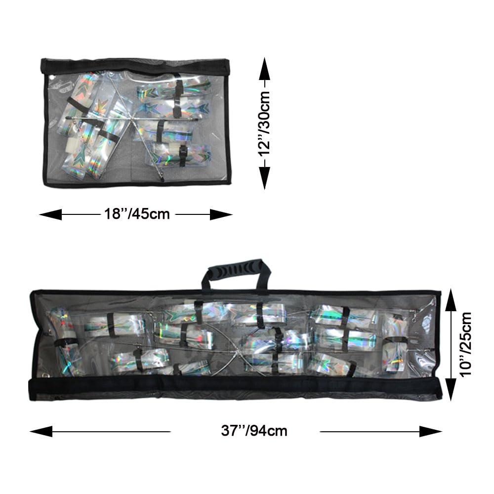 Three size options for adjustable water coverage on offshore trips