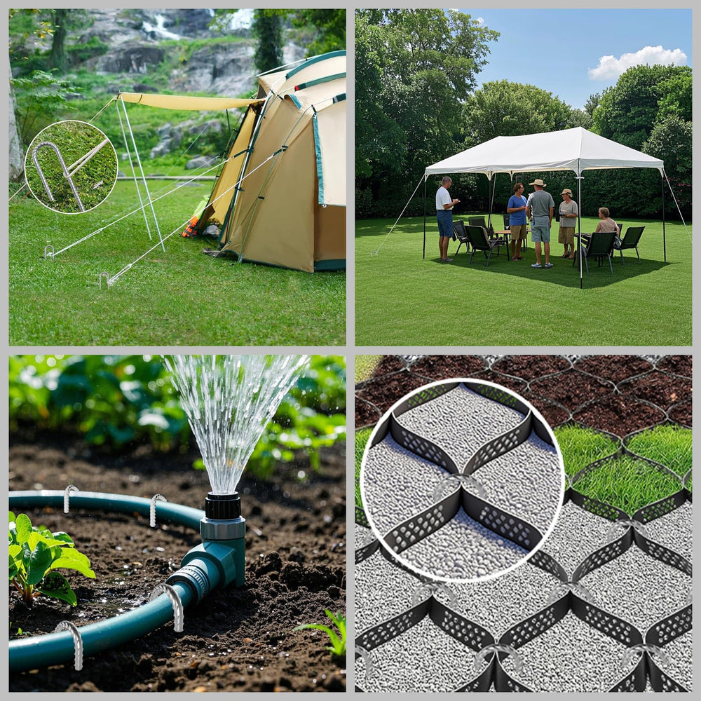VVOKGO galvanized steel construction resists corrosion for long-lasting outdoor use.