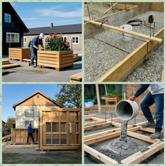 VVOKGO stake showing durable black powder coating for outdoor use
