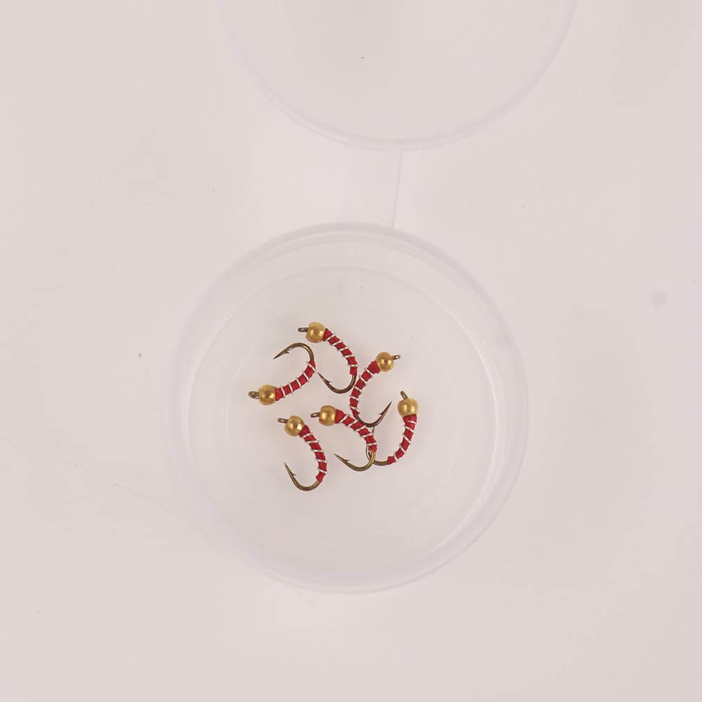 Vzuiwkfmr gold zebra midge nymph for bright water conditions