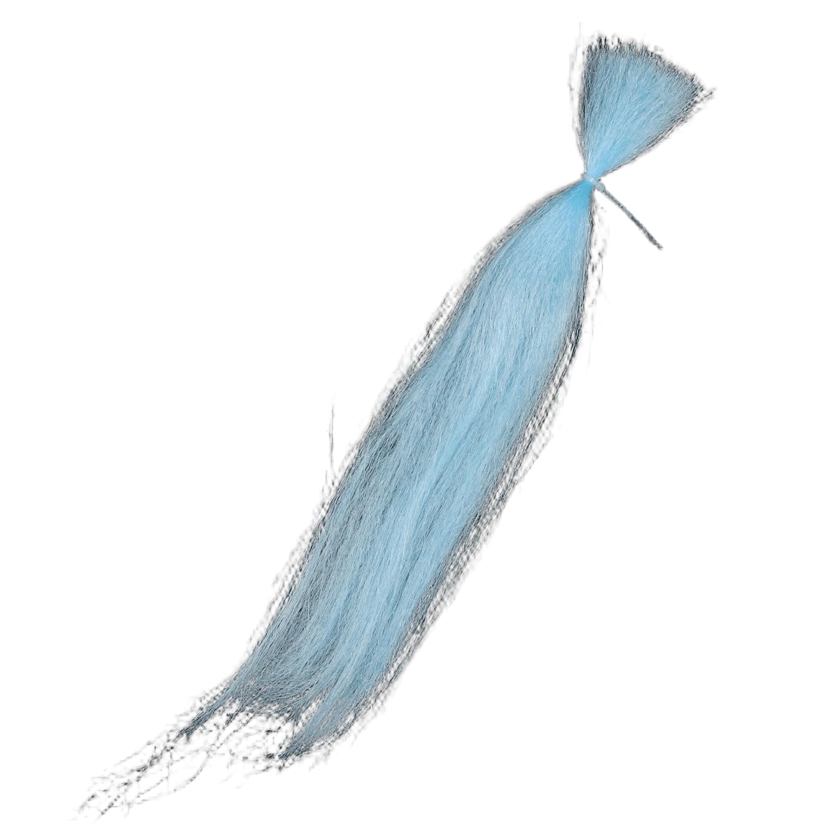 Vzuiwkfmr luminous lake blue fibers for two-piece minnow streamers, enhanced visibility.