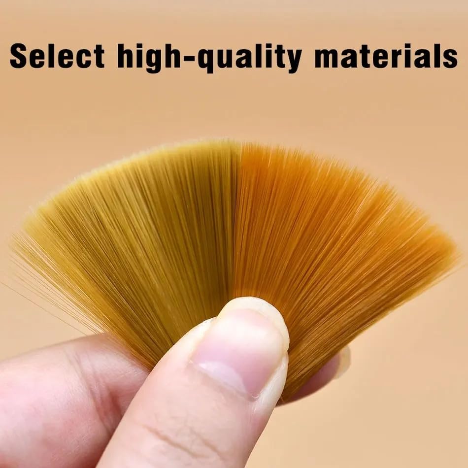 Vzuiwkfmr premium tapered nylon fibers resist fraying and hold shape.
