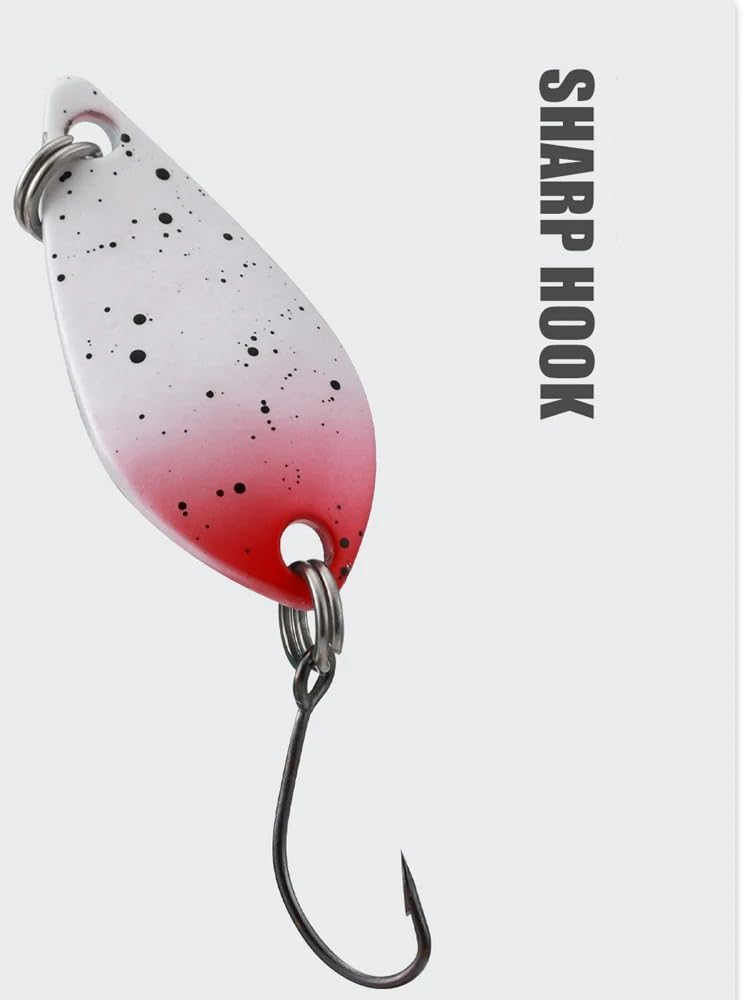 Vzuiwkfmr spoon lure green metal 0.18oz deep-water search and attract.