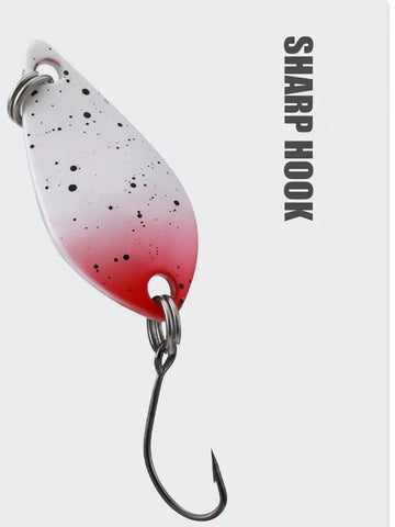 Vzuiwkfmr spoon lure green metal 0.18oz deep-water search and attract.