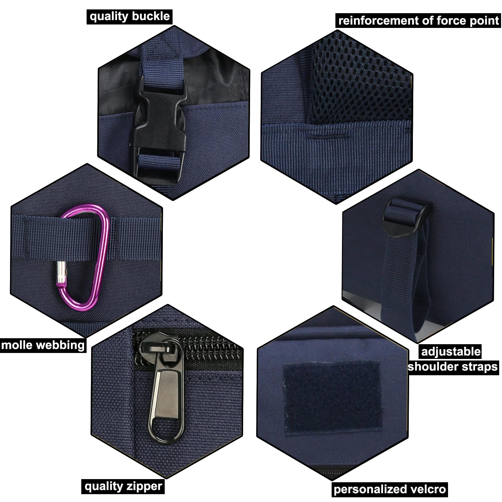 W WINTMING laptop compartment keeps electronics secure during travel.