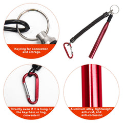 Extended main tool length 13in/33cm with 5in spring