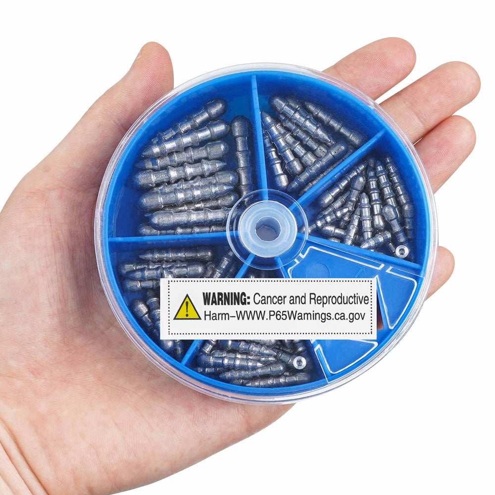 Nail weights suitable for wacky and Texas rigs