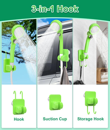 WADEO bottom suction cup stabilizes on bucket surfaces for hands-free rinsing.