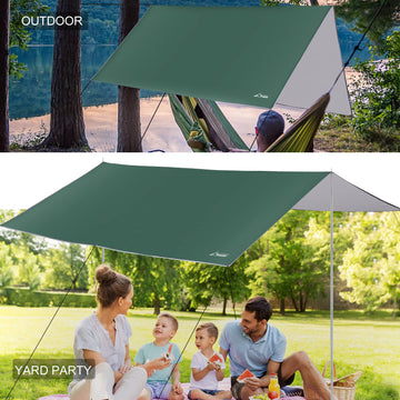 WADEO tarp all-in-one kit simplifies packing for outdoors.