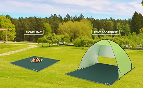 WADEO camping tarp poles enable quick frame setup for any campsite.