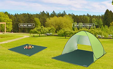 WADEO camping tarp poles enable quick frame setup for any campsite.