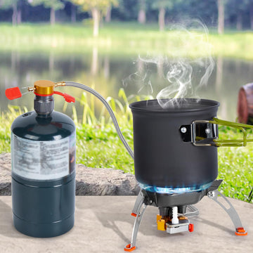 WADEO compact lightweight stove image ready for backpacking.
