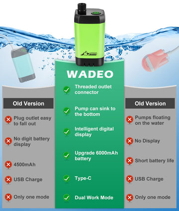 WADEO digital display shower highlights real-time temp and power at a glance.